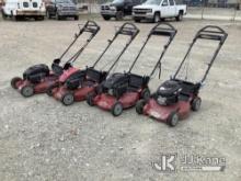 Toro Lawn Mower 4) (Not Running, Condition Unknown