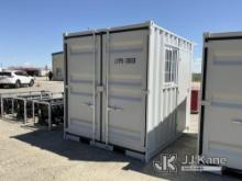 2024 9ft Steel Container (New/Unused) NOTE: This unit is being sold AS IS/WHERE IS via Timed Auction