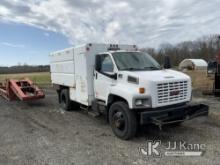 2006 GMC C6500 Chipper Dump Truck Runs, Moves & Operates) (Body Damage