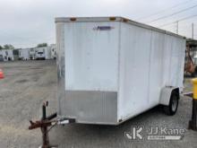 2011 Freedom Trailers, LLC 6x12SA V-Nose Enclosed Cargo Trailer Body Damage