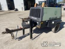 2005 Sullair 185DPQ-JD 185 cfm Portable Air Compressor, trailer mtd No Title) (Will Not Start -Missi