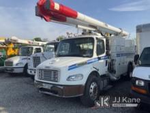 Altec LRV-55, Over-Center Bucket Truck center mounted on 2011 Freightliner M2 106 Utility Truck Not 