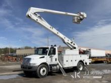 Altec AA55, Material Handling Bucket Truck rear mounted on 2018 International 4300 Utility Truck Run