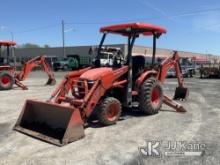 2019 Kubota B26 4x4 Mini Tractor Loader Backhoe Runs, Moves & Operates, Fuel Issue, Stalls