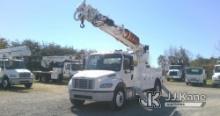 Altec DM47B-TR, Digger Derrick rear mounted on 2016 Freightliner M2 106 Utility Truck Runs, Moves & 