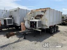 1985 American Road Machinery ALC-20 Portable Leaf Vacuum, Trailer Mtd. Cranks, Not Running, Fuel Lin