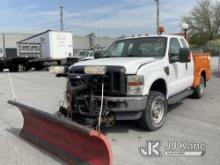 2009 Ford F350 4x4 Extended-Cab Service Truck Runs & Moves, Body & Rust Damage, Liftgate Not Operati