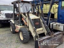 Ingersoll Rand BL-370 Tractor Loader Runs, Moves & Boom Operates, Hoses Capped Off, Outriggers Chain