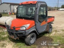 Kubota RTV1100 4X4 Utility Cart Runs, Moves - Only Moves in Low and Reverse, Jump to Start, Rusted T