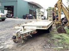 2012 Butler B-2018-A T/A Dove Tail Trailer GVWR 20K, Rust Damage