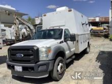 2011 Ford F450 Service Truck Runs & Moves, Rust & Body Damage