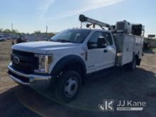2019 Ford F550 Extended-Cab Mechanics Service Truck Runs & Moves, Body & Rust Damage, Missing Rear S