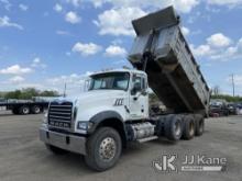 2007 Mack CTP713 Tri-Axle Dump Truck Runs Moves & Dump Operates, Body & Rust Damage