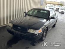 2009 Ford Crown Victoria Police Interceptor 4-Door Sedan Runs & Moves