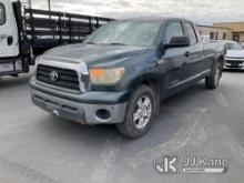 2007 Toyota Tundra 4x4 Crew-Cab Pickup Truck Runs & Moves, Check Engine Light On