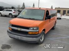 2017 Chevrolet Express G3500 Passenger Van Runs & Moves, Paint Damage, Body Damage