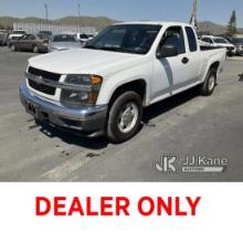 2005 Chevrolet Colorado Extended-Cab Pickup Truck Runs & Moves, Failed Smog