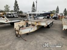 T/A Tagalong Flatbed Trailer Trailer Length: 24ft 5in, Trailer Width: 8ft 6in, Total Trailer Length: