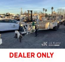 2015 Utility T/A Pole/Material Trailer Dealers Only Bill Of Sale Only, Trailer Length: 12ft 6in, Tra