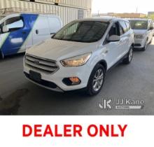 2019 Ford Escape 4-Door Sport Utility Vehicle Runs & Moves, Has Check Engine Light, Engine Knocking