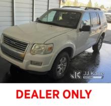 2009 Ford Explorer XLT 4x4 Sport Utility Vehicle Runs & Moves