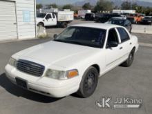 2010 Ford Crown Victoria Police Interceptor 4-Door Sedan Runs & Moves