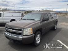 2007 Chevrolet Silverado 1500 4x4 Crew-Cab Pickup Truck Runs & Moves) (Paint Damage