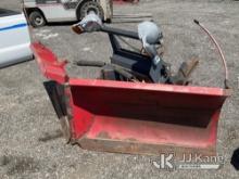 Boss Snow Plow NOTE: This unit is being sold AS IS/WHERE IS via Timed Auction and is located in Salt