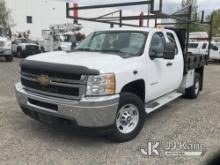 2012 Chevrolet Silverado 2500HD 4x4 Extended-Cab Flatbed Truck Runs & Moves