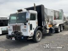 2017 Peterbilt 320 Garbage/Compactor Truck Stop Engine Light On, Rough Idle, Drive Line Removed