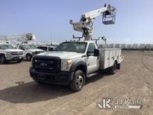 Altec AT235-P, Telescopic Non-Insulated Bucket Truck mounted behind cab on 2016 Ford F550 Service Tr