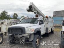 ETI ETC37-IH, Articulating & Telescopic Bucket mounted behind cab on 2010 Dodge RAM 5500 4x4 Service