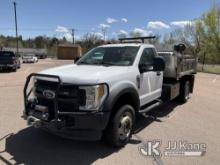 2017 Ford F550 4x4 Dump Truck Runs, Moves & Operates.  Per Seller: Crane and Dump Fully Operational