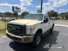 2013 FORD F250 Pickup Truck Runs & Moves) (Check Engine Light On, Missing Tailgate, Body/Paint Damag