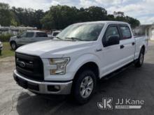 2015 Ford F150 4x4 Crew-Cab Pickup Truck Duke Unit) (Runs & Moves) (Paint Damage