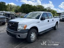 2014 Ford F150 4x4 Crew-Cab Pickup Truck Duke Unit) (Runs & Moves) (Check Engine Light On, Rust Dama