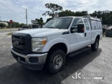 2015 Ford F250 4x4 Extended-Cab Pickup Truck Duke Unit) (Runs & Moves) (Body Damage