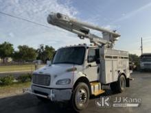 Altec L42A, Over-Center Bucket Truck center mounted on 2014 Freightliner M2 106 Utility Truck Duke U