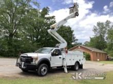 Altec AT41M, Articulating & Telescopic Material Handling Bucket Truck mounted behind cab on 2019 For