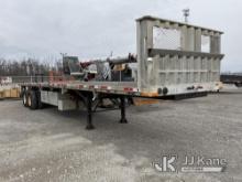 2009 Transcraft Eagle S2 T/A High Flatbed Trailer Seller Note: Frame & Suspension Damage) (Duke Unit