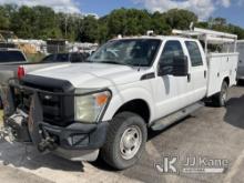 2011 Ford F350 4x4 Crew-Cab Service Truck Duke Unit) (Runs & Moves