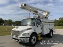 Altec L42A, Over-Center Bucket Truck center mounted on 2012 Freightliner M2 106 Utility Truck Runs, 