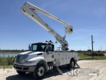 Altec AA55, Bucket Truck rear mounted on 2016 International 4300 Utility Truck Runs, Moves & Upper O