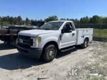 2017 Ford F250 Service Truck, (Southern Company Unit) Not Running, Cranks, Does Not Start) (Operatin