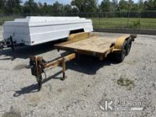 2011 Butler LT812 T/A Tilt Deck Tagalong Equipment Trailer