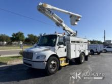 Altec L42A, Over-Center Bucket Truck center mounted on 2013 Freightliner M2 106 Utility Truck Duke U