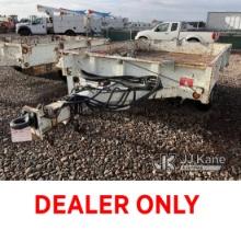 2004 MGS Inc Pole Trailer Red Tagged by Seller, Condition Unknown, Surface Rust, Air Brakes