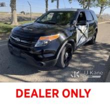 2014 Ford Explorer AWD Police Interceptor 4-Door Sport Utility Vehicle Runs & Moves) (Recall Incompl