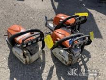 (3) STIHL Chainsaw Motors (Motors Do Not Operate Motors Do Not Operate, Only Crank