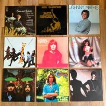 9 Classic Yacht & Soft Rock Vinyl Records -Simon Garfunkel, Neil Diamond, Olivia, Branigan + More!